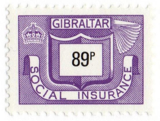 (I.B) Gibraltar Revenue : Social Insurance 89p