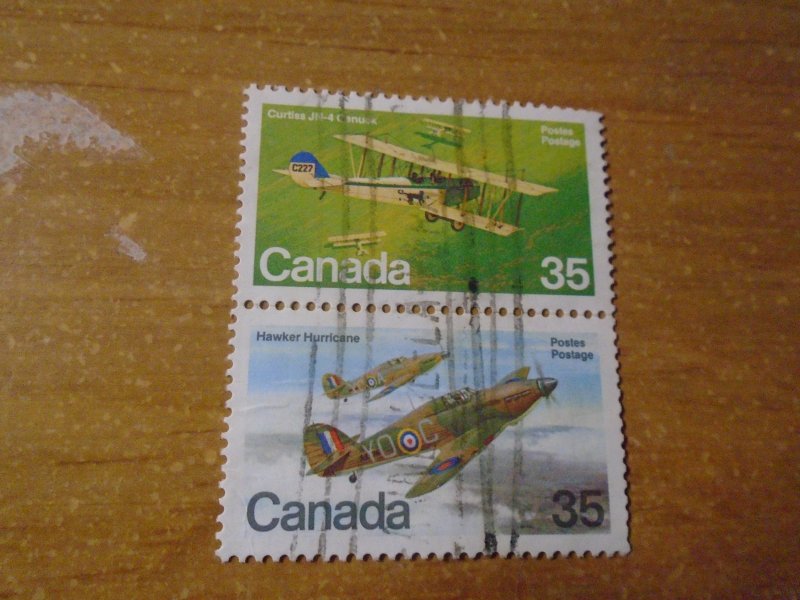 Canada #   875-76  used   pair