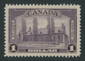 Canada 245i - 1 Dollar Chateau de Ramezay - Aniline ink variety - XF Mint hinged