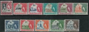 Basutoland 1961-1963 SC 72-82 Mint/MNH Set 