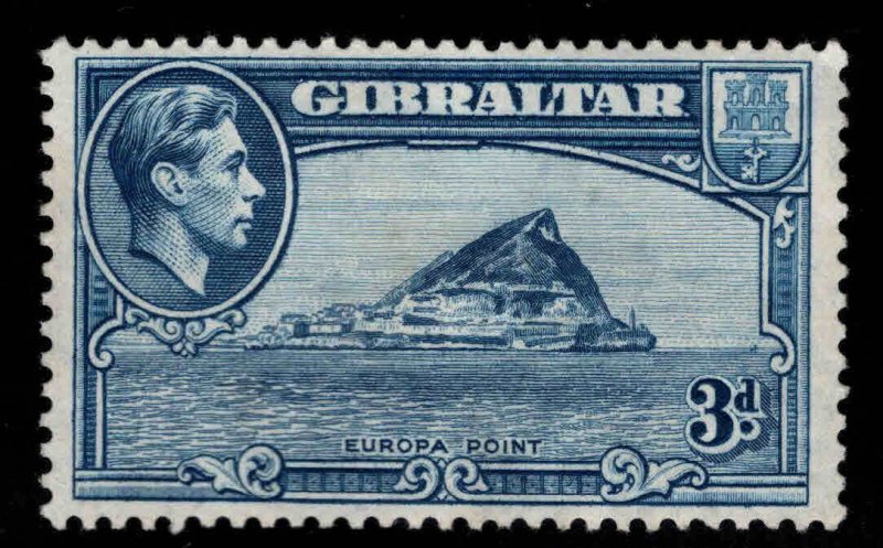 Gibraltar Scott 111 MH* 1942 Europa Point stamp