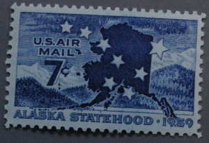 United States #C53 7 Cent Alaska Statehood 1959 Airmail MNH