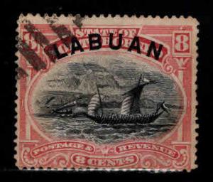 Labuan Scott 79 Used Dhow sailing ship stamp