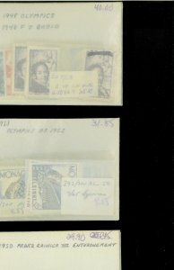 Monaco 1948-1971 Mint In Glassines w/Duolication. Several Complete Sets.