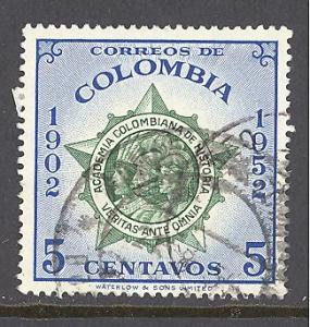 Colombia Sc # 625 used