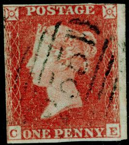 SG8, 1d red-brown, USED. CE