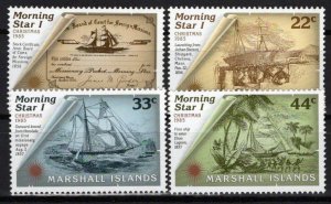 Marshall Islands 82-85 MNH Sailing Ships ZAYIX 0324S0120M