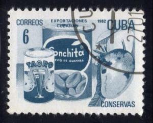 Cuba #2486 Canned Fruits, CTO (0.20)