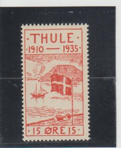 Thule Facit No. T2  MNH  Thule Local Issue)