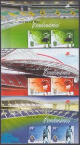 2005 Portugal 3022-3024x2+Tab 100 years of football clubs - PORTO