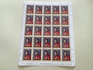Prince Charles Barbuda  mint never hinged  folded stamps sheet Ref R49409