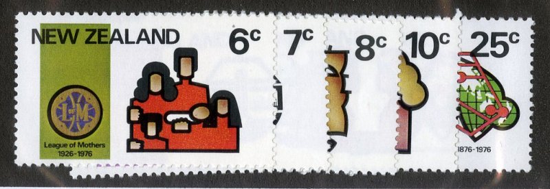 NEW ZEALAND 593-7 MNH BIN 1.50