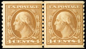 US Stamps # 495 MNH VF Fresh Line Pair Scott Value $160.00