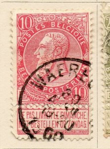 Belgium 1893-1900 Early Issue Fine Used 10c. NW-97717