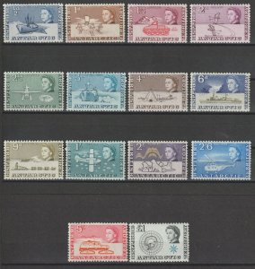 BRITISH ANTARCTIC TERRITORY 1963/9 SG 1/15 MNH Cat £160