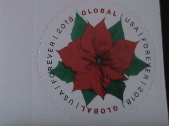 ​UNITED STATES-GROBLE FOR EVER-LOVELY CHRISTMAS FLOWER PLATE STAMP MNH-VF