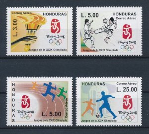 [117768] Honduras 2008 Olympic Games Beijing Football soccer judo  MNH