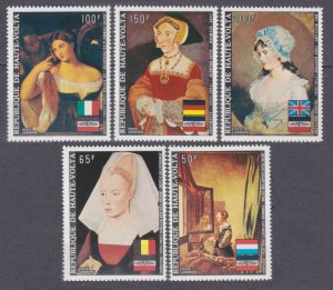 1973 Upper Volta 434-438 MLH Painting 6,00 €