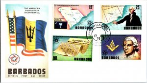 Barbados, Worldwide First Day Cover, Americana