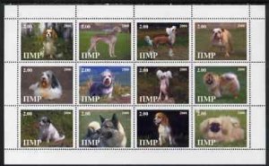 TRANSDNISTRIA - 2000 - Dogs #2 - Perf 12v Sheet - Mint Never Hinged