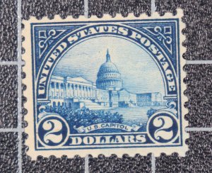 Scott 572 - $2.00 Capital - OG MH Nice Stamp - SCV - $55.00