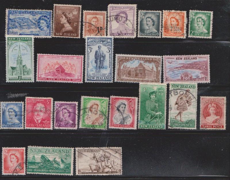 NEW ZEALAND  - Lot Of Used Stamps #4 - Good Variety