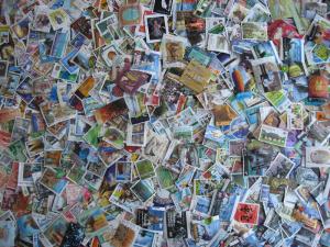 New Zealand over 1000 different used stamps, old up to 2017 issues see pictures 