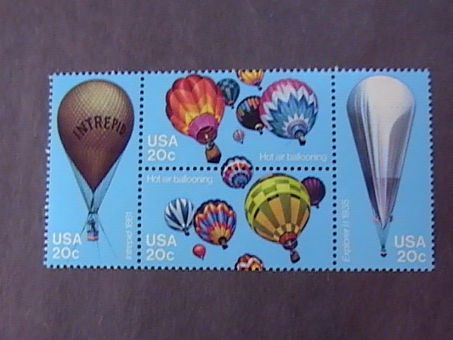 U.S.# 2032-2035(2035a)-MINT/NEVER HINGED----BALLOONING----BLOCK OF 4-1983