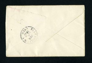 # 279B cover with Rouses Point & Albany RPO cancel to Ellenville, NY - 6-4-1901