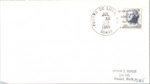 United States New Mexico Puerto De Luna 88432 1966 4-bar  1966-1995  Philatelic.