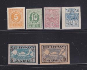 Estonia 29-32, 34, 37 MH Various