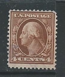 Scott # 334  used   Washington  Franklin  Issue  1908