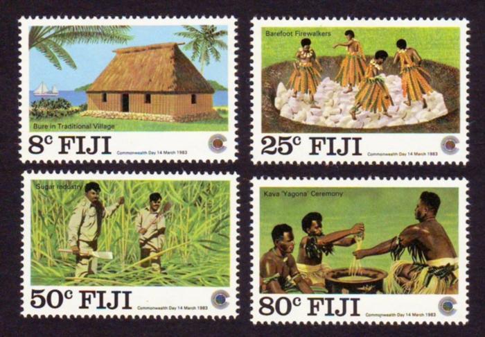 Fiji 1983 SG655/8 Set of 4 Commonwealth Day 1983 MH 