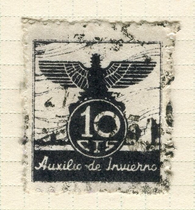 SPAIN; 1930s early Civil War period fine used Local issue,