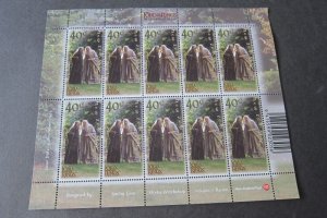 New Zealand 2001 Sc 1750b LOR Fewllowship sheet MNH