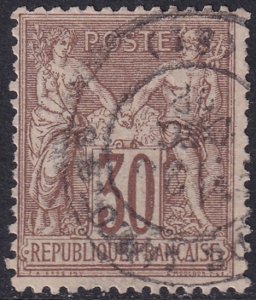 France 1876 Sc 73 used