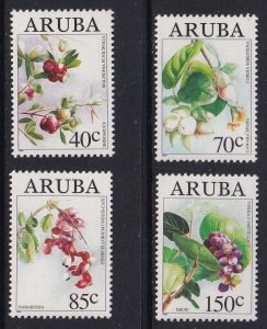 Aruba   #109-112   MNH  1994  wild fruit