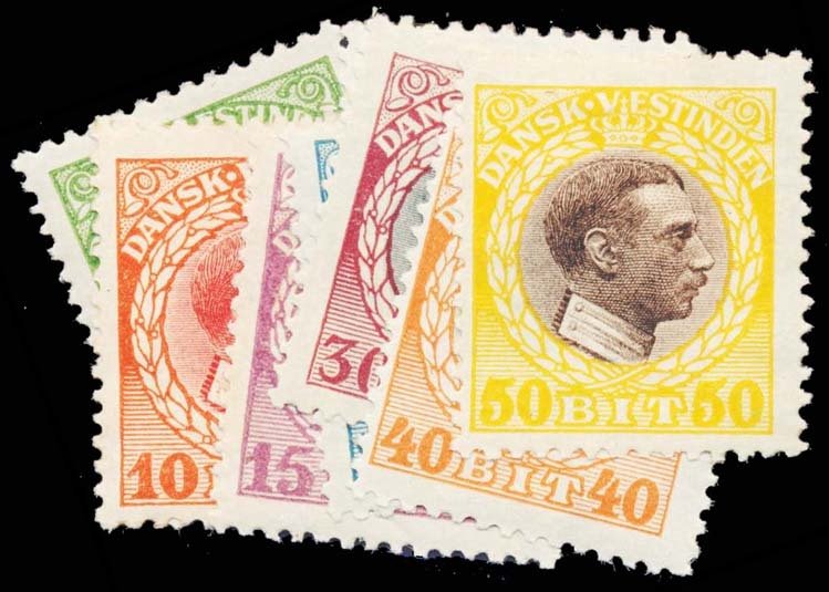 DANISH WEST INDIES 51-58  Mint (ID # 102375)