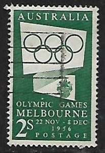 Australia # 286 - Olympic Rings - used....{KBl22}