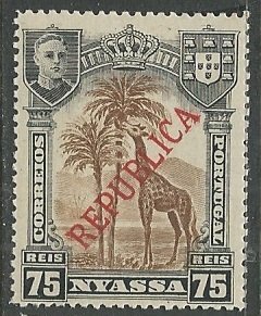 Nyassa  ==  Scott # 57 - MH