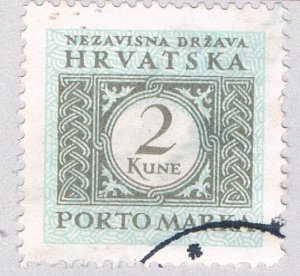 Croatia J13 Used Postage Due 2k 1943 (BP85801)