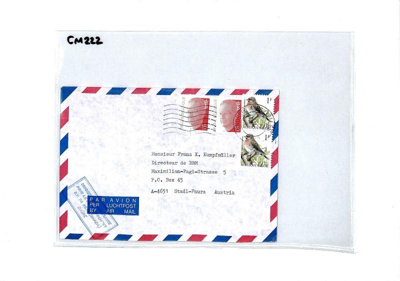 ZAIRE MISSIONARY MAIL Forwarded BELGIUM 1990s *SHABA* Cachet Cover MIVA CM222