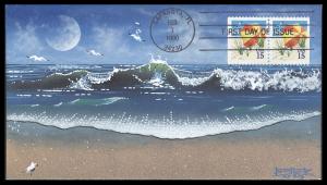 #2443 Beach Umbrella AP Beller FDC