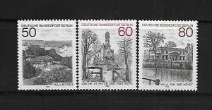 BERLIN, 9N476-9N478, MNH, VILLA BORSIG