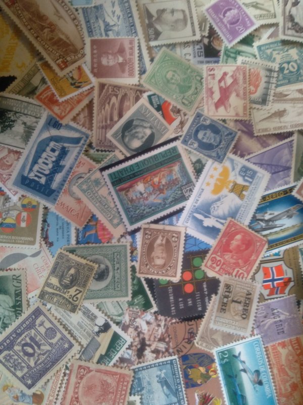 100 Unused Mint WW MNH Miint Stamps Unsearched From 600,000 Hoard  ALL DIFFERENT