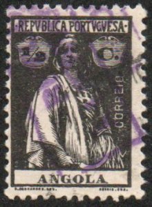Angola 157 - Used - 1/2c Ceres (Perf 12x11.5) (1915)