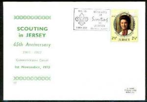 Jersey 1973 Commemorative cover for 65th Anniversary of S...