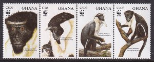 Ghana 1674-1677 Monkeys MNH VF
