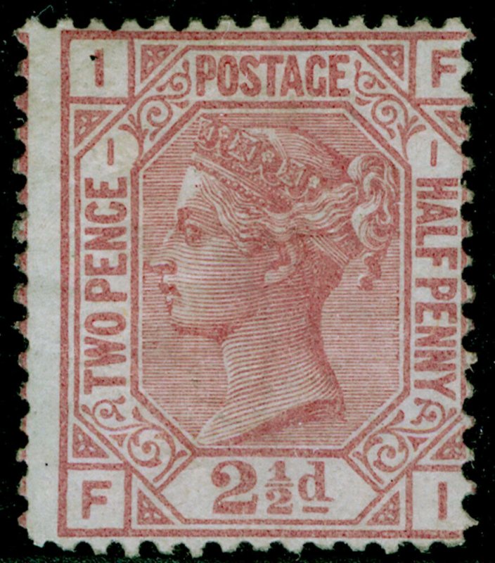 SG139, 2½d rosy mauve plate 1, LH MINT. Cat £675. WMK ANCHOR. FI 