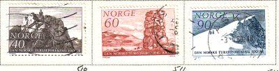 Norway Sc 510-2 1968 Mountaineers stamps used